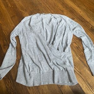 Loft cross over sweater